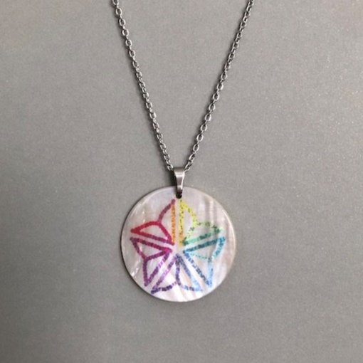 Rochester Flower Collage Necklace
