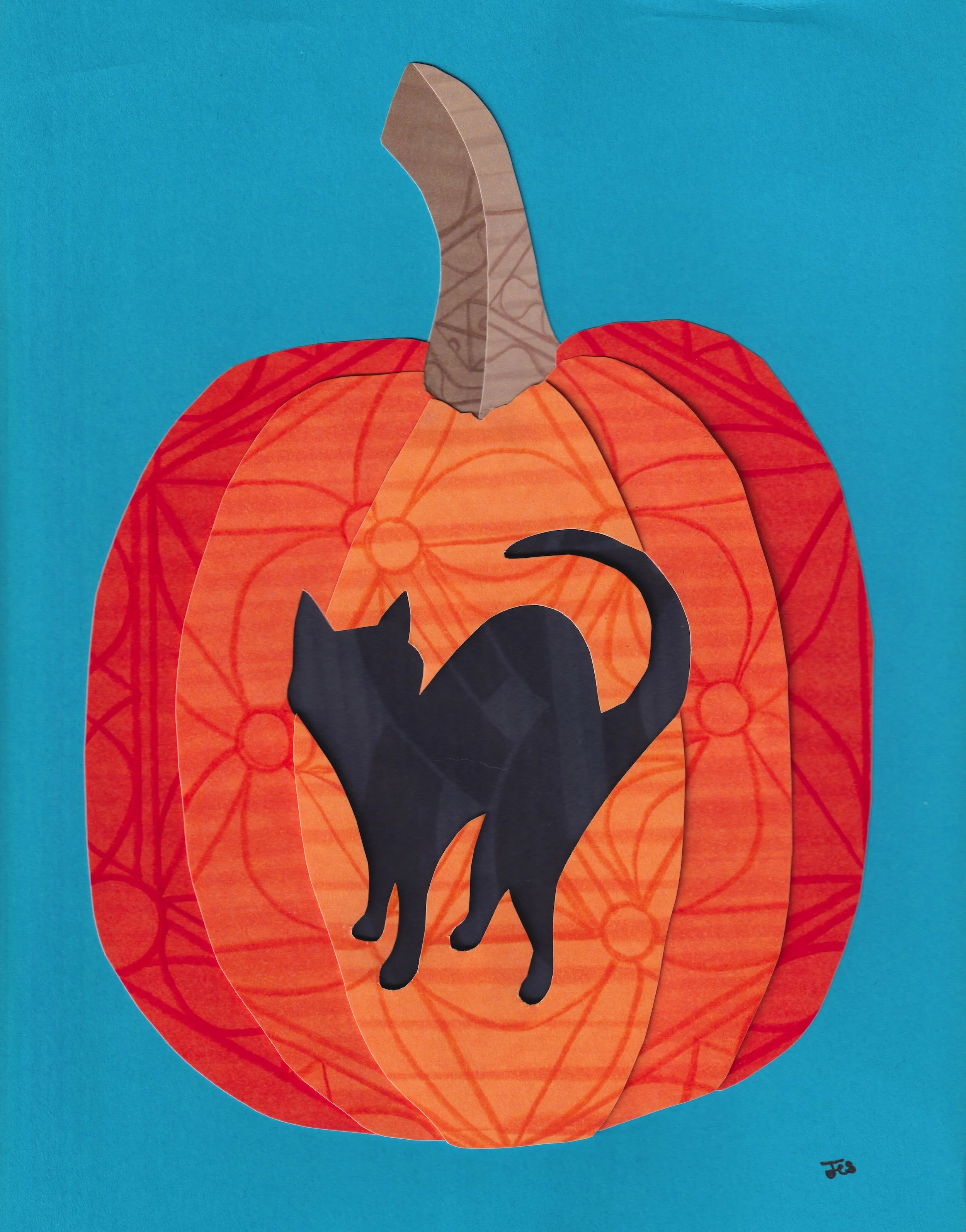 Daytime Cat o'lantern
