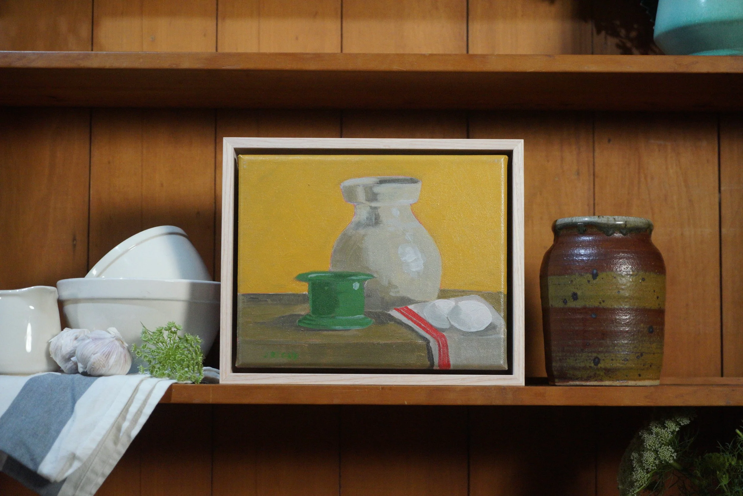 Earthenware and Two Eggs - Jody Rigby