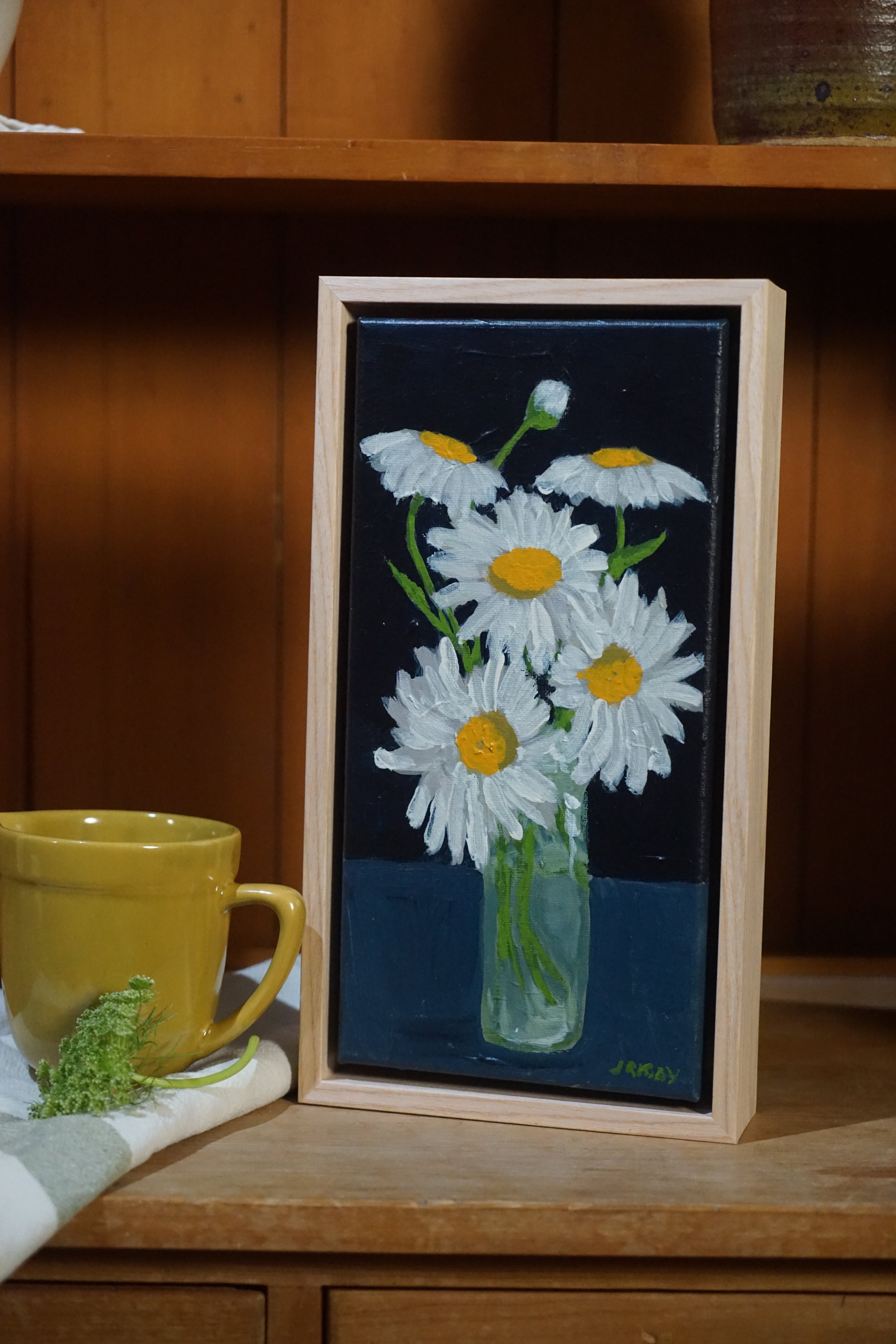 16. Daisies in glass vase styled.JPG
