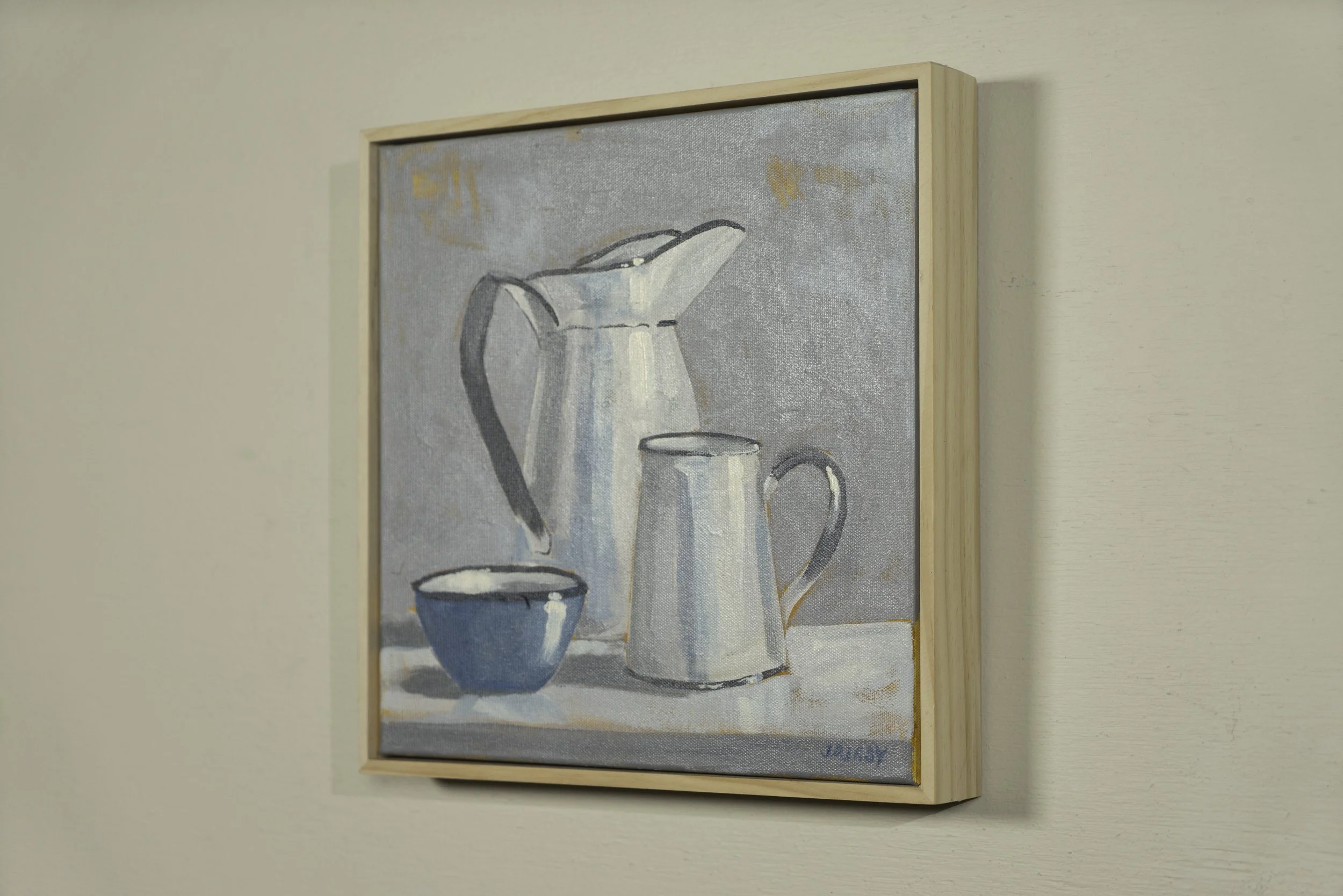 8.Two jugs and enamel bowl side.jpg