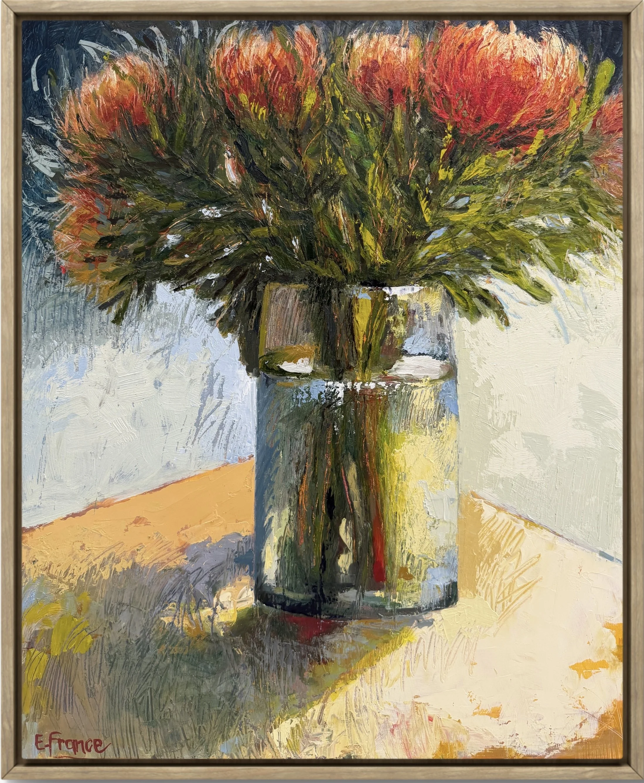 Leucospermums in Morning Light - Elle France