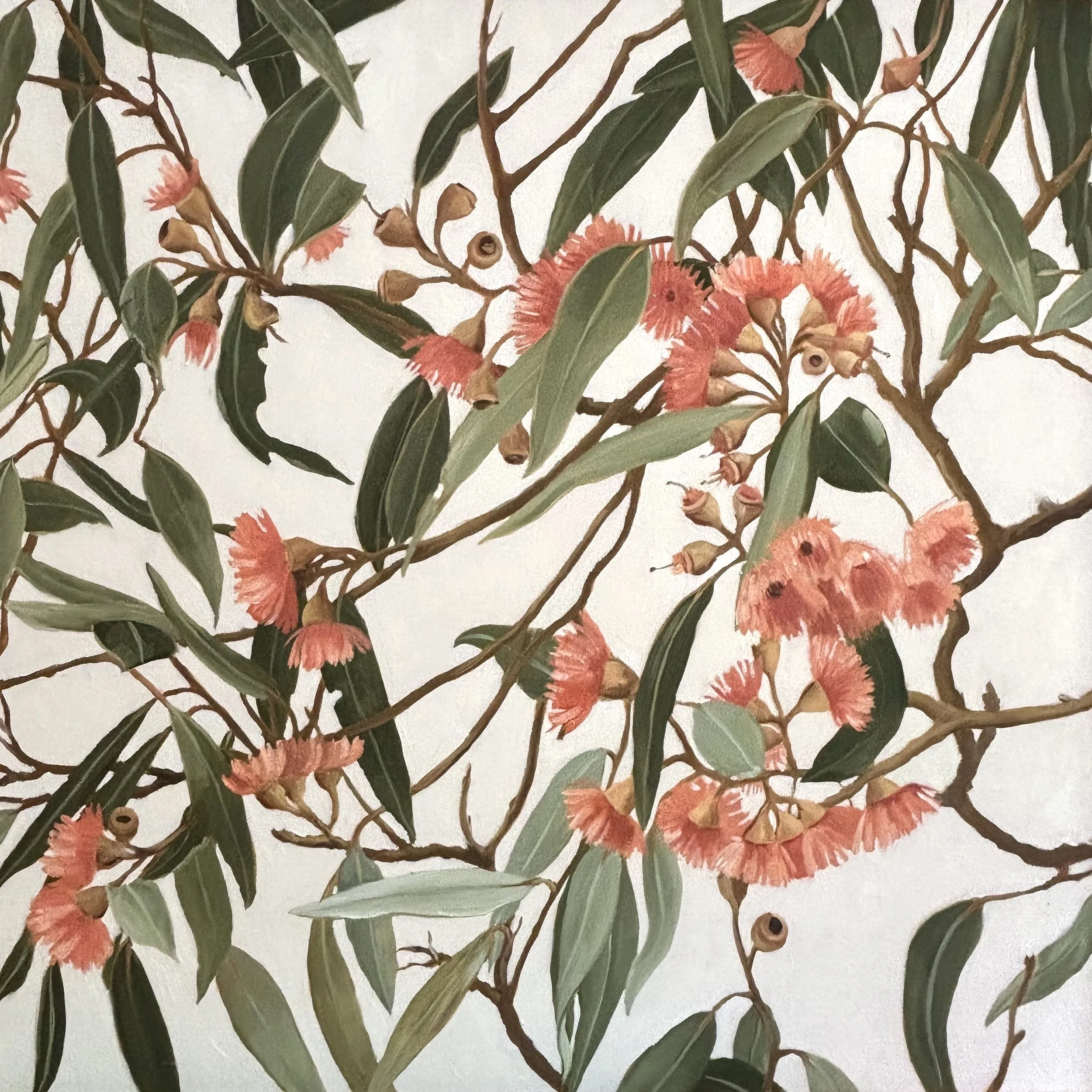 Pink Gum Tangle - Sue Rowsell