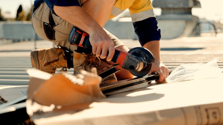 Electrical install close-up