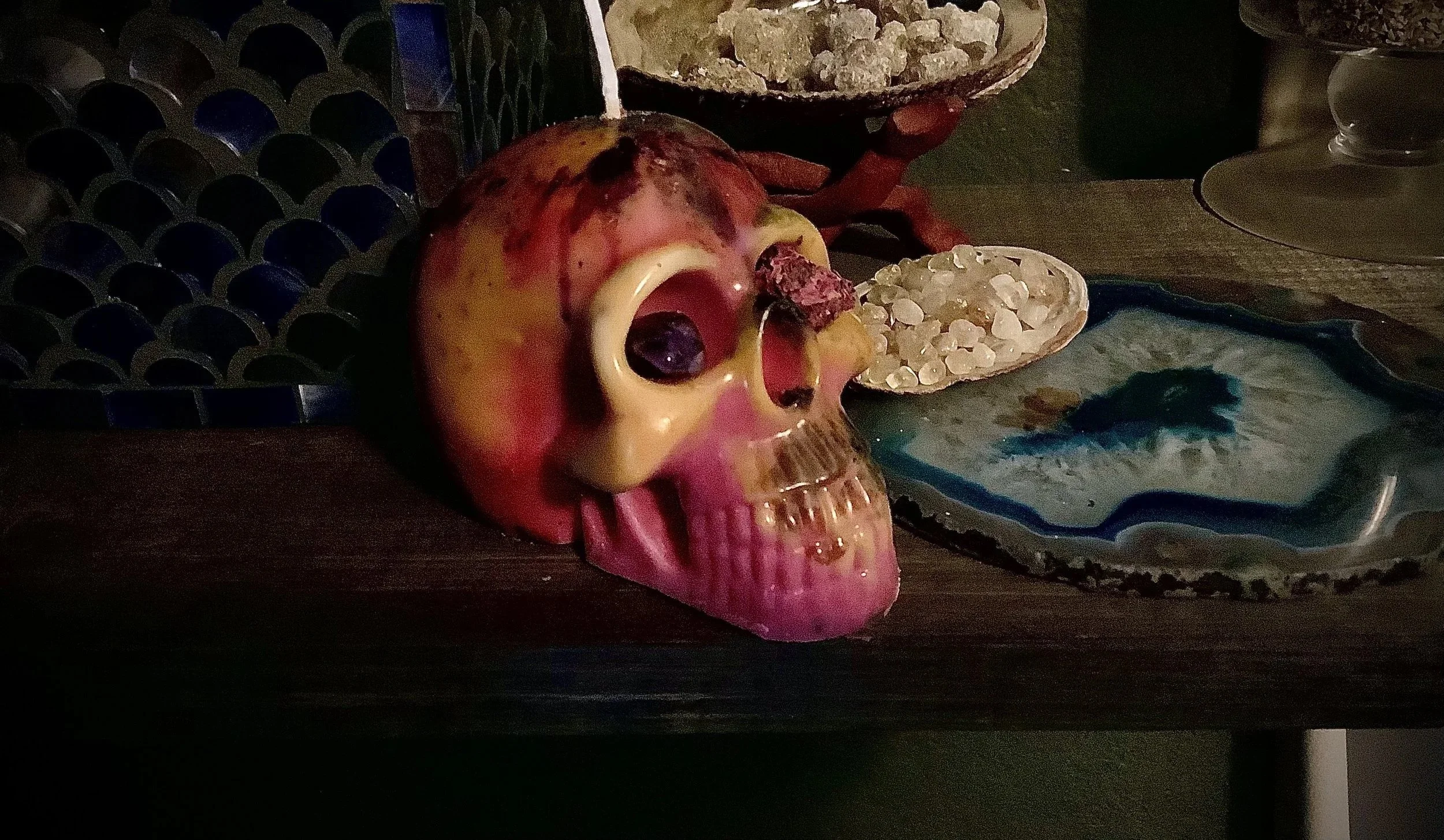 BOOSTING CANDLE with a one card tarot reading