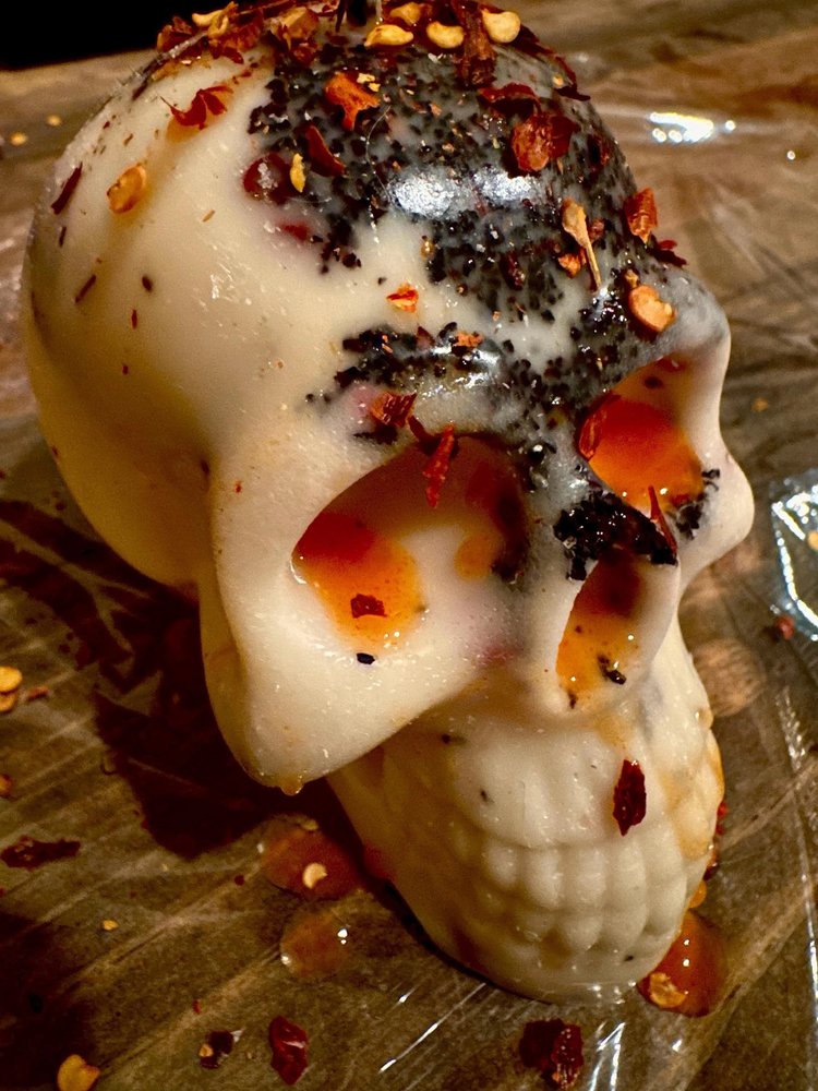 Tear Them Apart skull candle