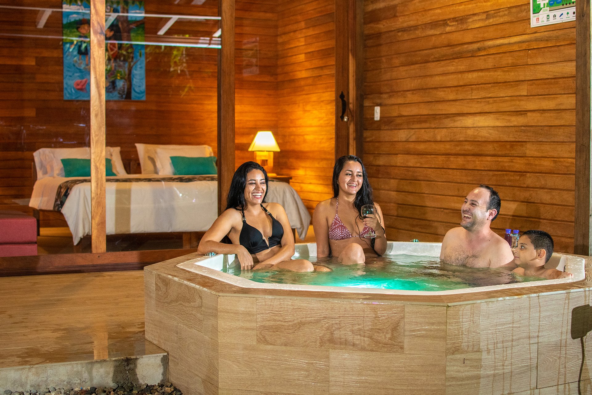 Jacuzzi en familia