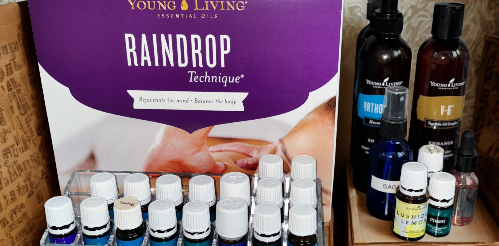 Raindrop Technique Essential Oils used by Awakening Edge Collective