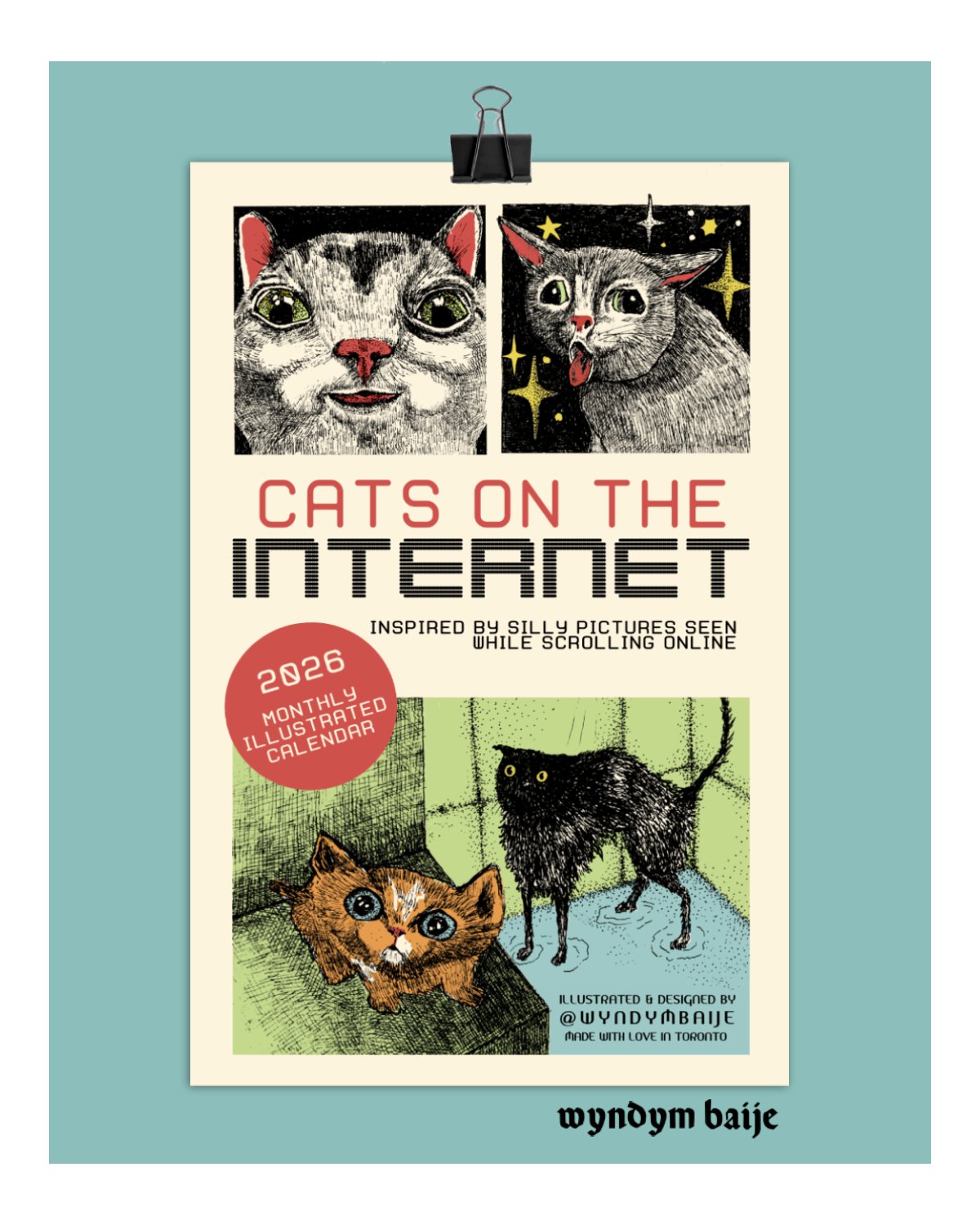 2026 CALENDAR - CATS ON THE INTERNET