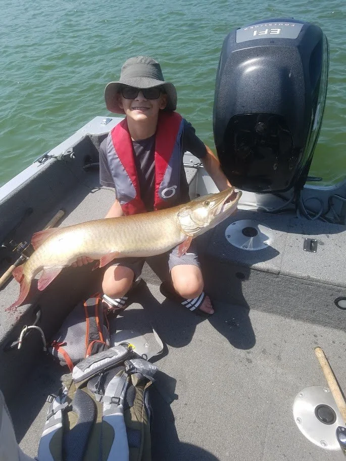 Nick's biggest musky!
