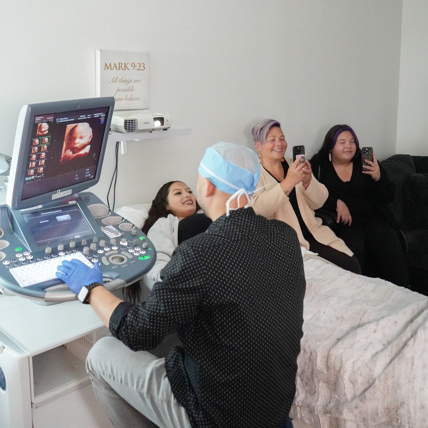 Pull Out Your Phones!! Share the Joy

At Seattle 3D Ultrasound, we invite you to capture and share every smile, every flutter, every heartbeat. Unlike other places, we encourage you to use your phone to record this special journey. Let your family an