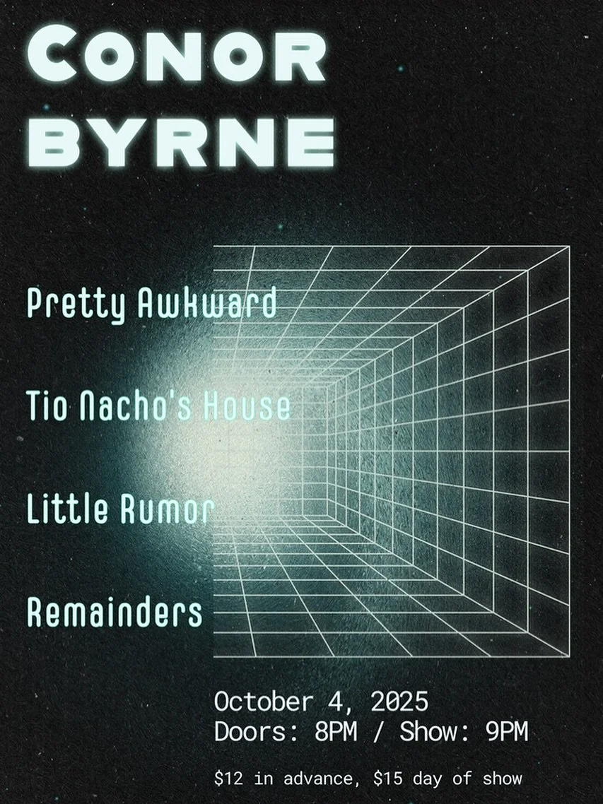 BALLARD 📍 Next show is Oct 4th at @conorbyrnepub 🦉 Join us and @prettyawkwardband @littlerumormusic &amp; @remaindersmusic. Advance tickets available for purchase at the link in bio 📲