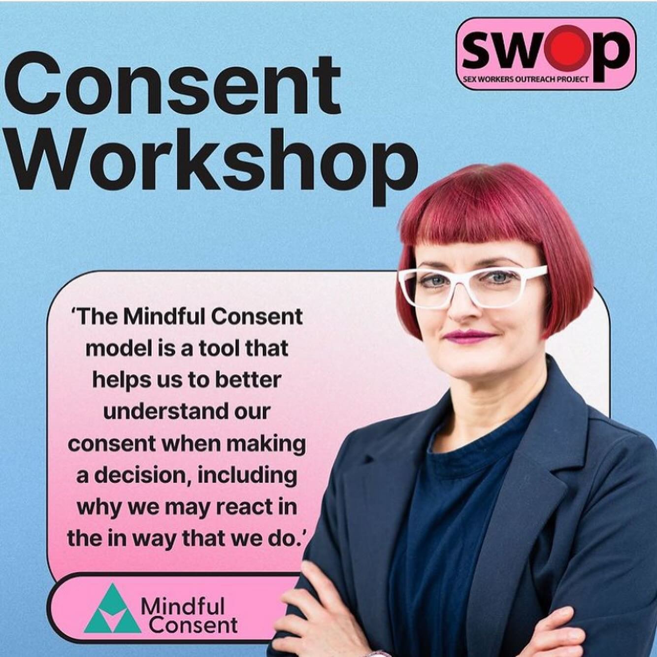 Mindful Consent workshop at SWOP NSW Mon 18th March