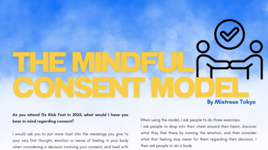 Mindful Consent at Oz Kink Fest, 2025