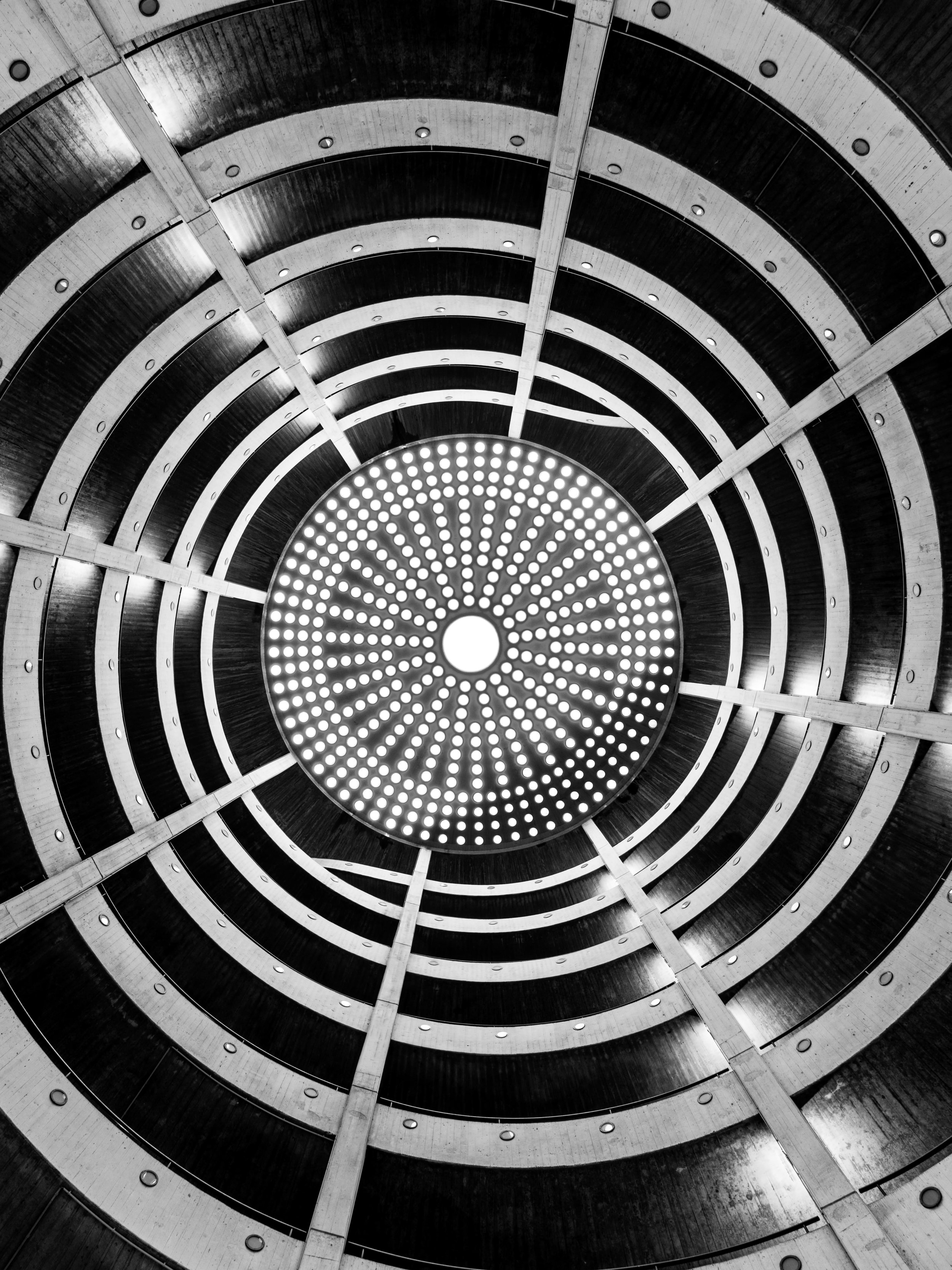 Rödingsmarkt Parkhaus Architektur Beton Spirale Symmetrie