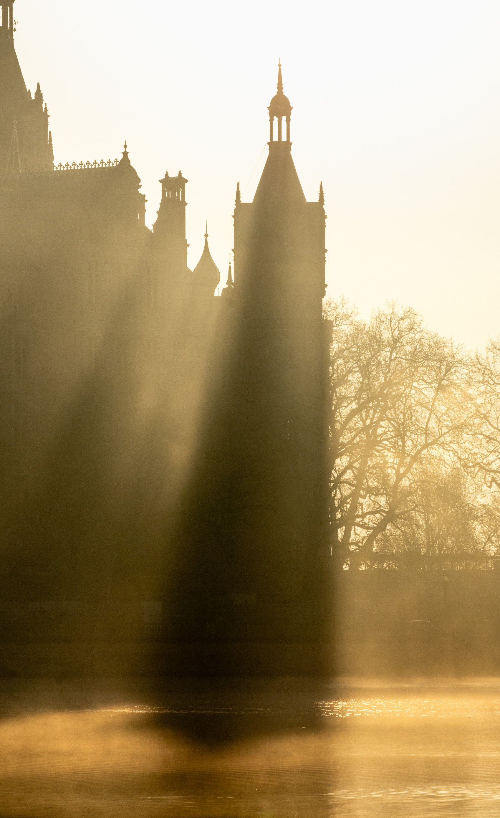 Schwerin Schloss Sonnenaufgang Spiegelung Mecklenburg Vorpommern See UNESCO Weltkulturerbe