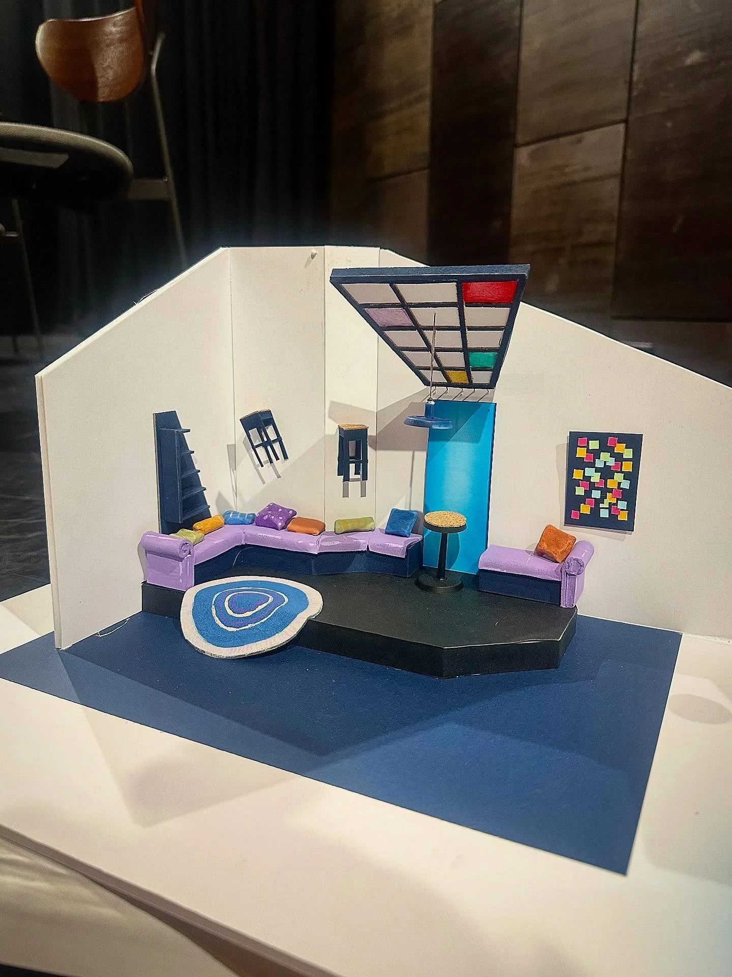 Love Quirks at @theotherpalace 

Set Design 

@lovequirks 

Director - @ceciliefray 
Composer &amp; Lyricist - @sethbhdotcom 
MD - @thom_noise 
Costume - @alicemdesigner 
Lighting - @omlighting_ 
CSM - @chloewilson1234 

#boxmodel #setmodel #process 