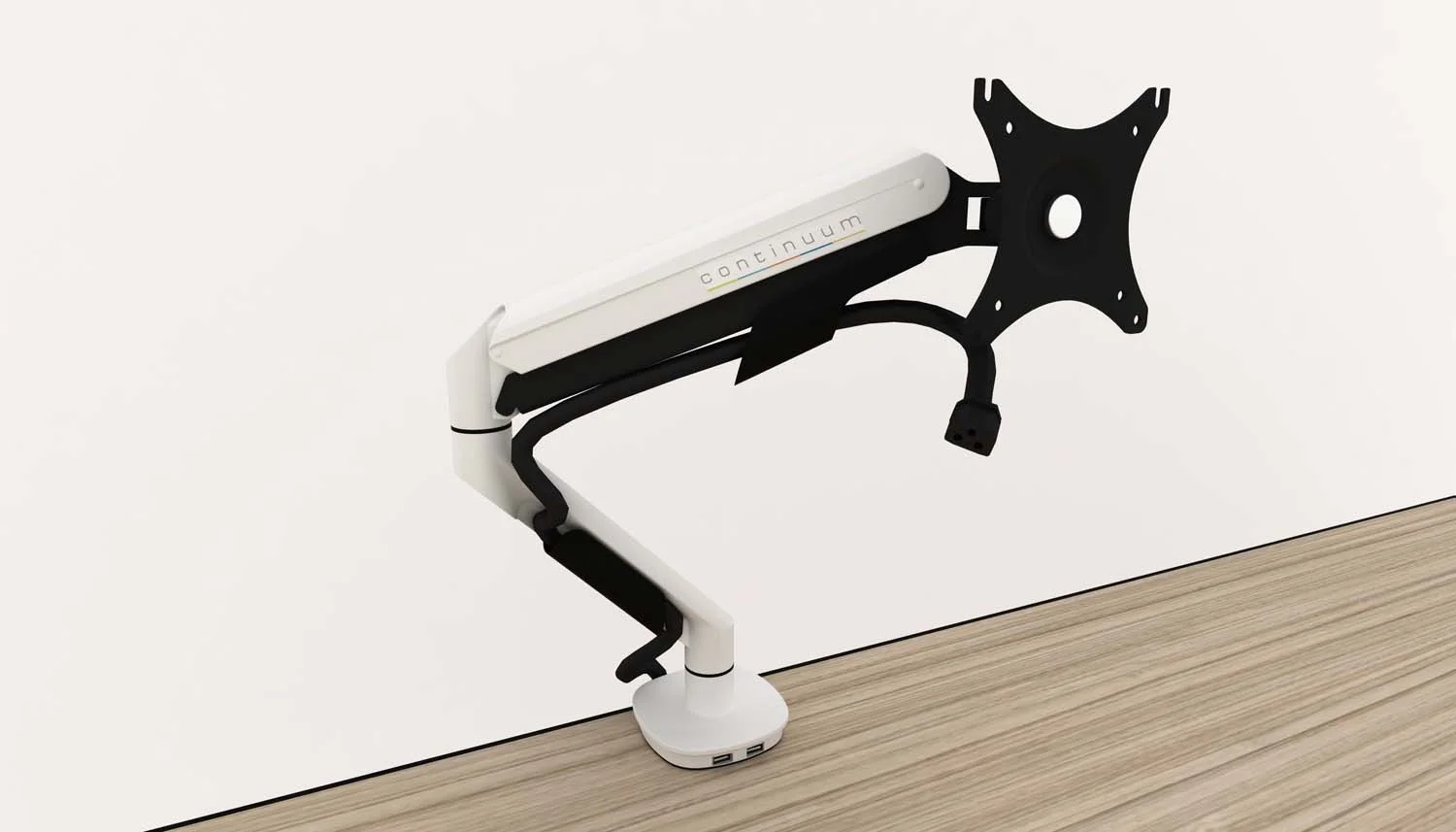 Continuum Arm Monitor Arm Cable Management