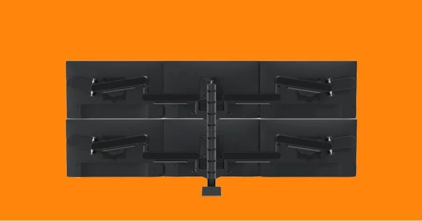 Three over Three Monitors