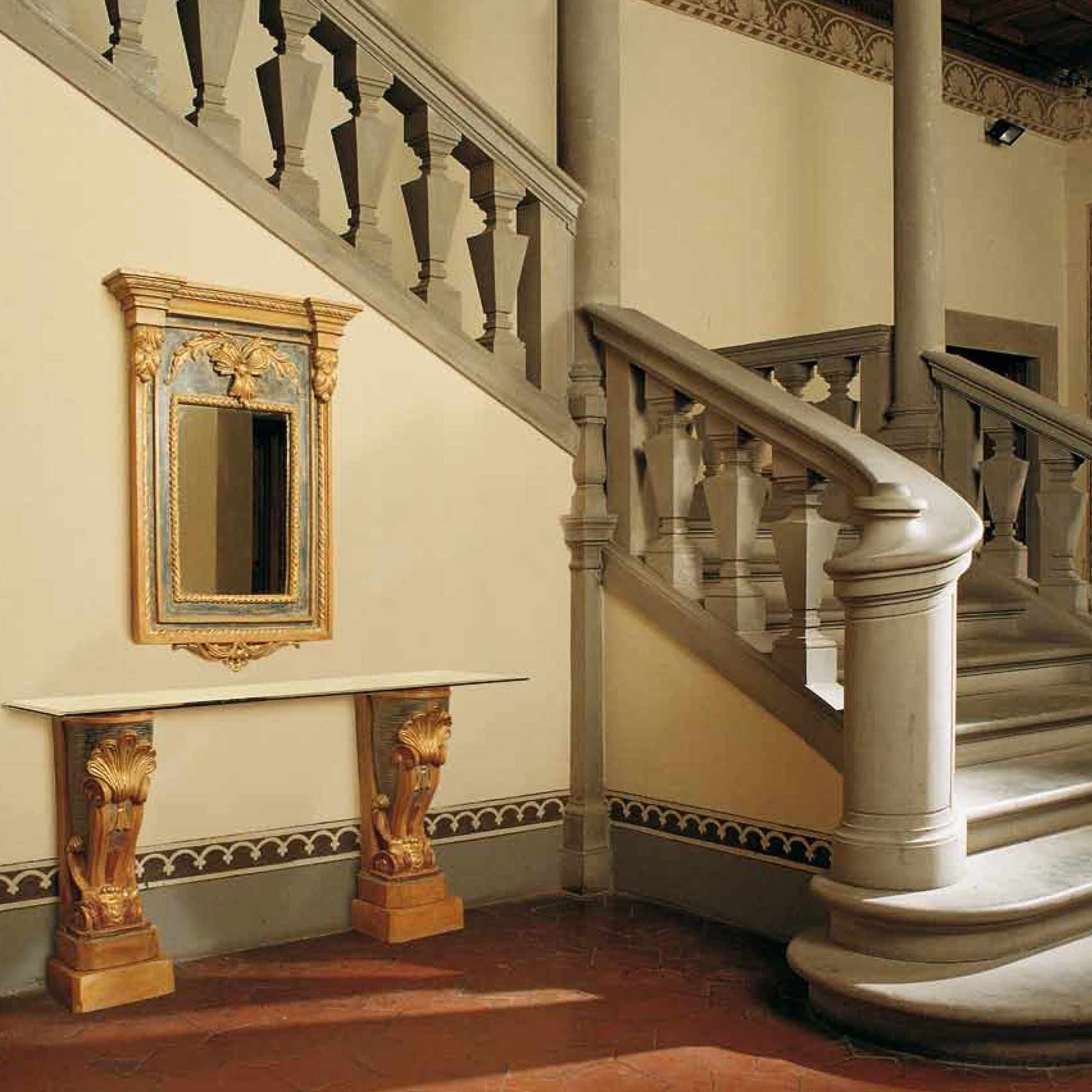 Specchiera e Consolle | private villa, Impruneta