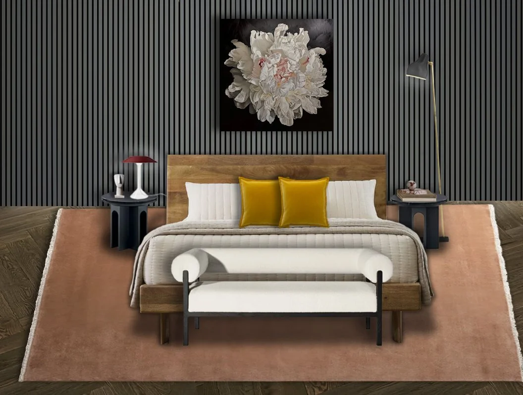 S   |   E       -      modern living, bedroom