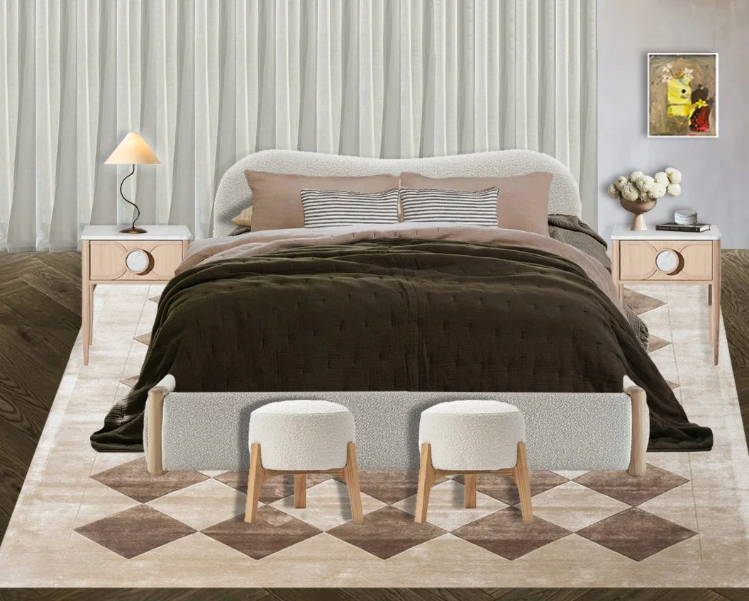 S   |   E       -        maison de provence, bedroom