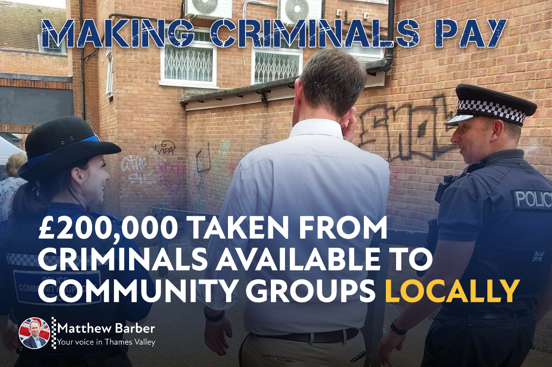 Making criminals pay