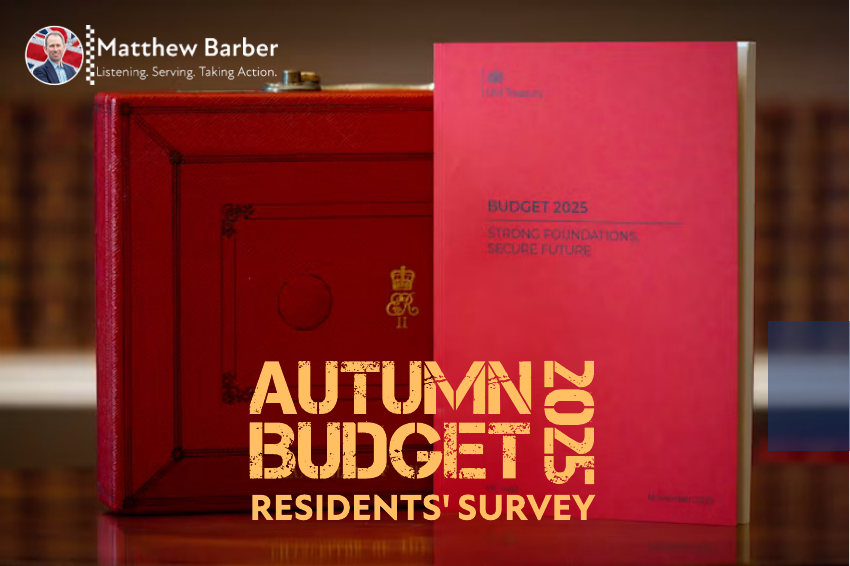 Autumn Budget 2025 Residents’ Survey