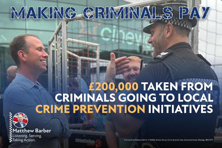 £200,000 seized from criminals available to local community groups