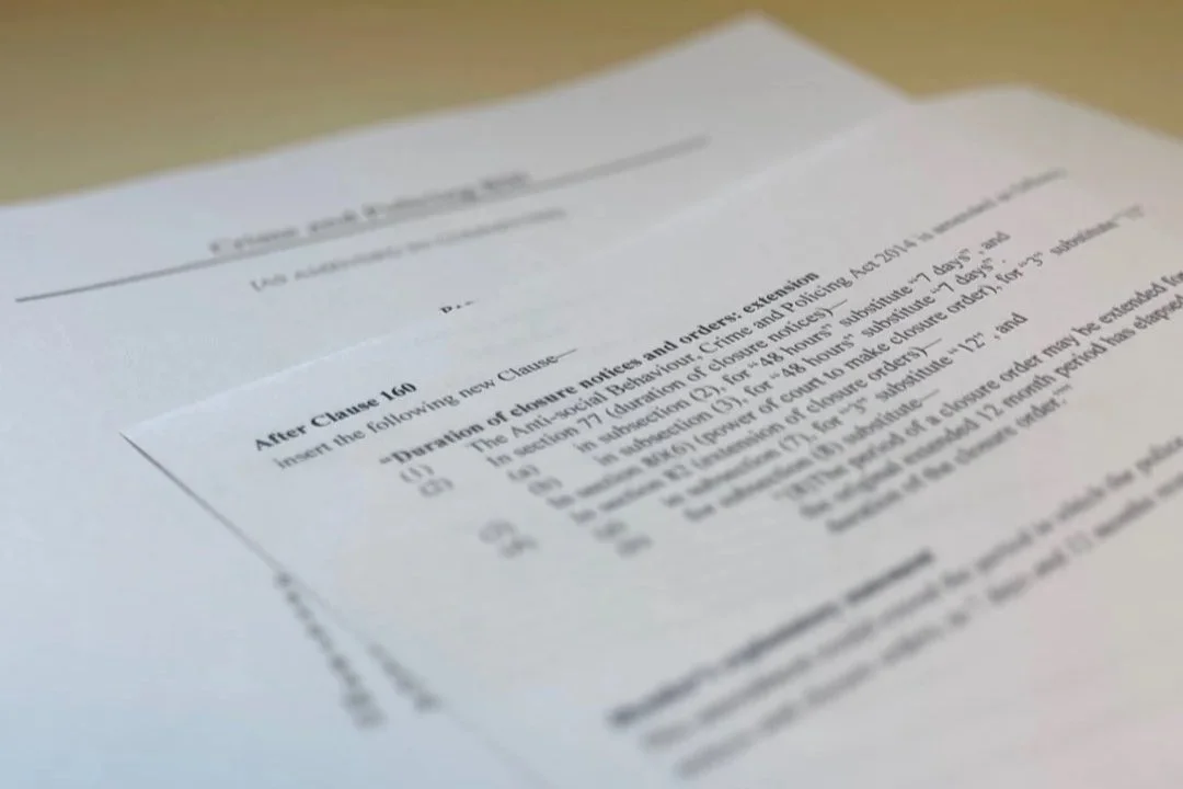 Changing the law to tackle high street criminals