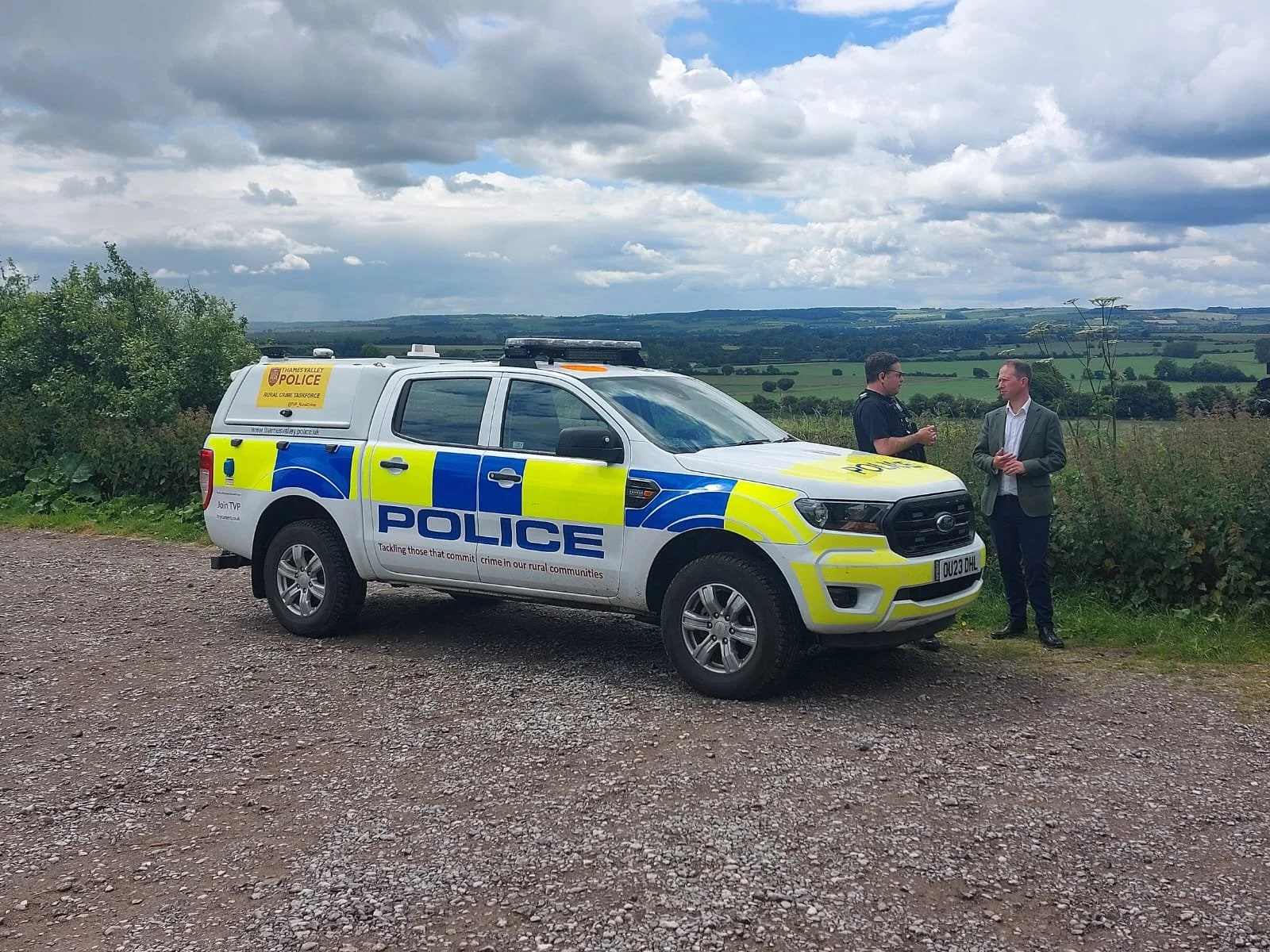 Backing calls for fair police funding for rural areas