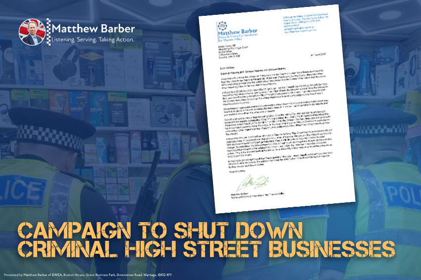 Increasing police powers to issue closure notices