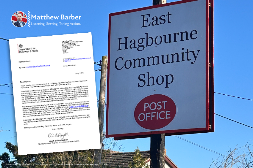 East Hagbourne Post Office may be saved thanks to local campaign