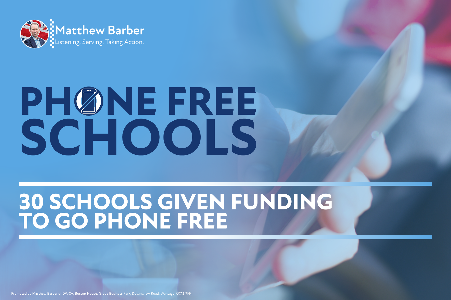 30 schools given funding to go phone-free