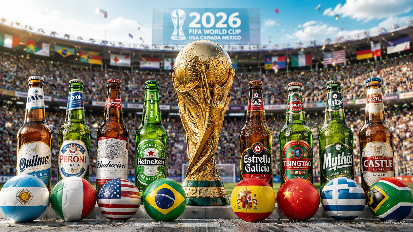 🏆 O Guia Cervejeiro do Mundial: Conhece os 12 grupos através da cerveja de cada País