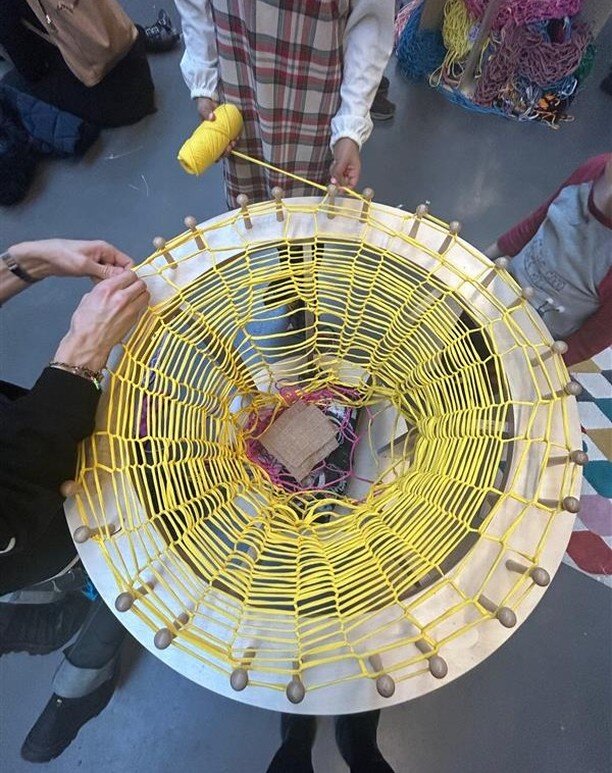One of our first projects up for 2023, these gorgeous Looms were part of the #uniqlotateplay threads holiday make studio held in February.

Our talented designer sketched up the looms in a way to make a series of sizes -with the legs angled in to mak