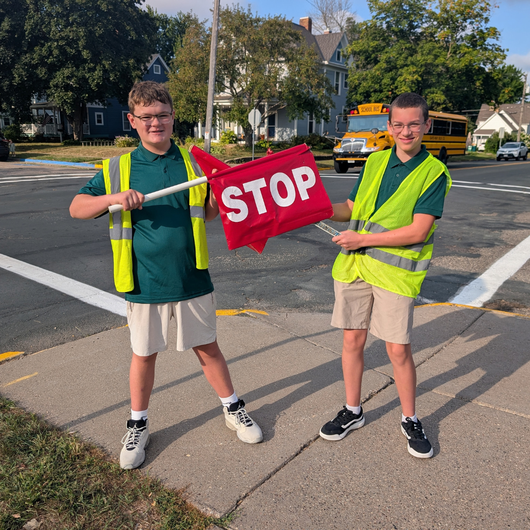 Saint Patrick School Hudson Student Crossing guards