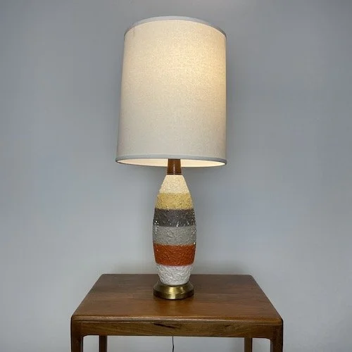 Multi-colored 1960s Table Lamp x 2