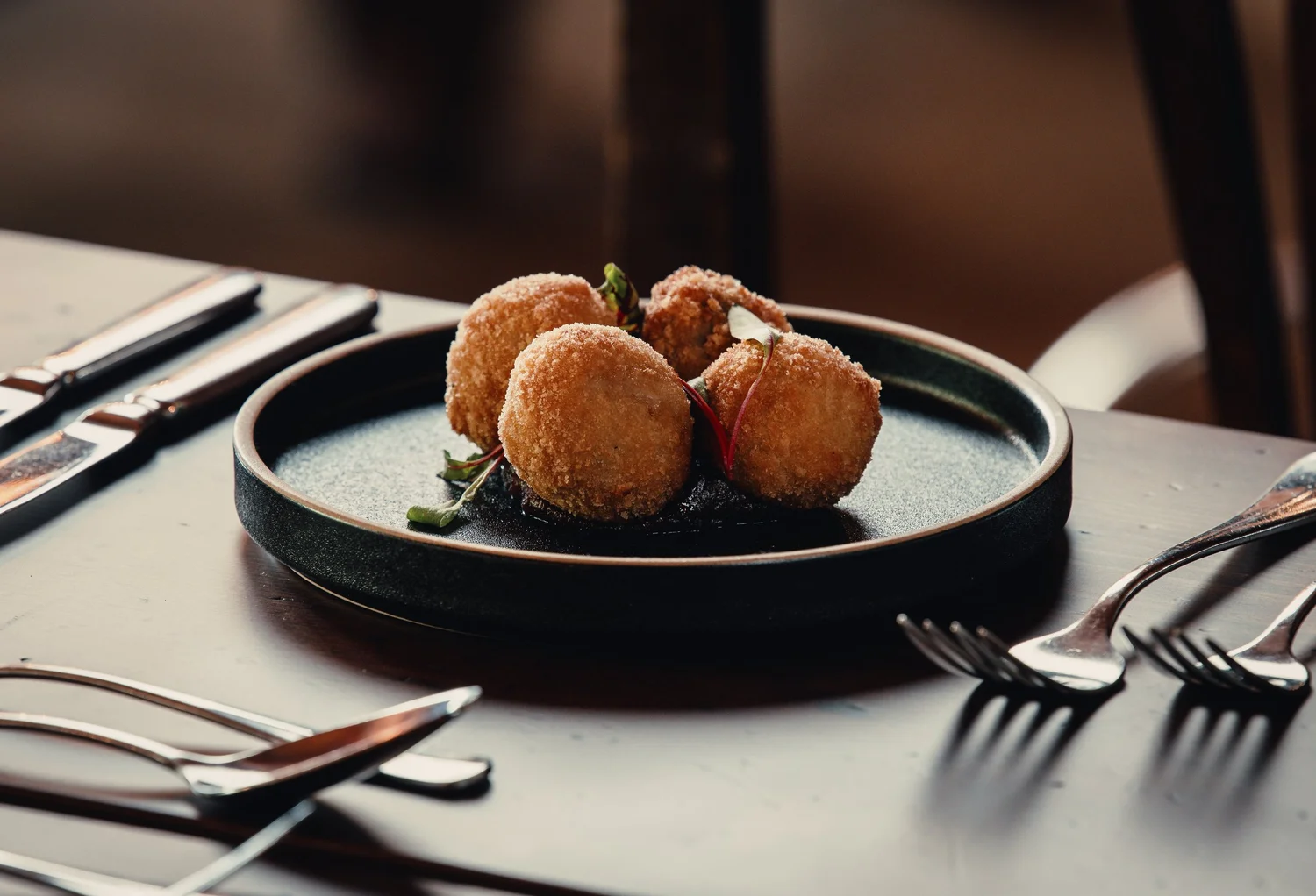 Local and seasonal estate produce at Loch Lomond Arms restaurant, Luss, Scotland