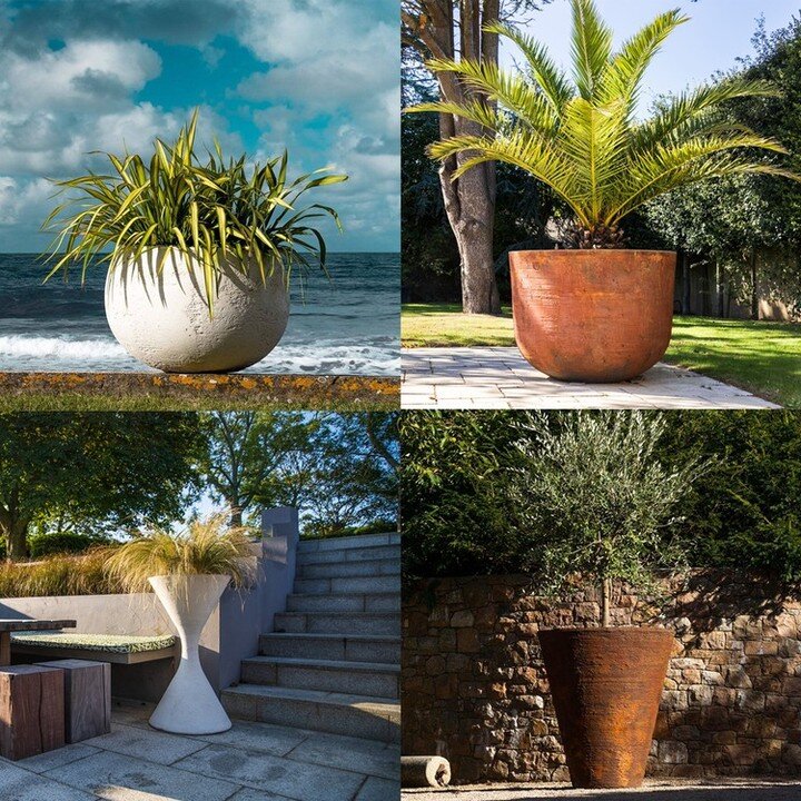 Handcrafted pots and planters, crafted to withstand the test of time, serve as distinctive and durable statement pieces for outdoor areas, gardens, architectural projects, or commercial spaces. Each pot is unique and can be customized to meet your sp