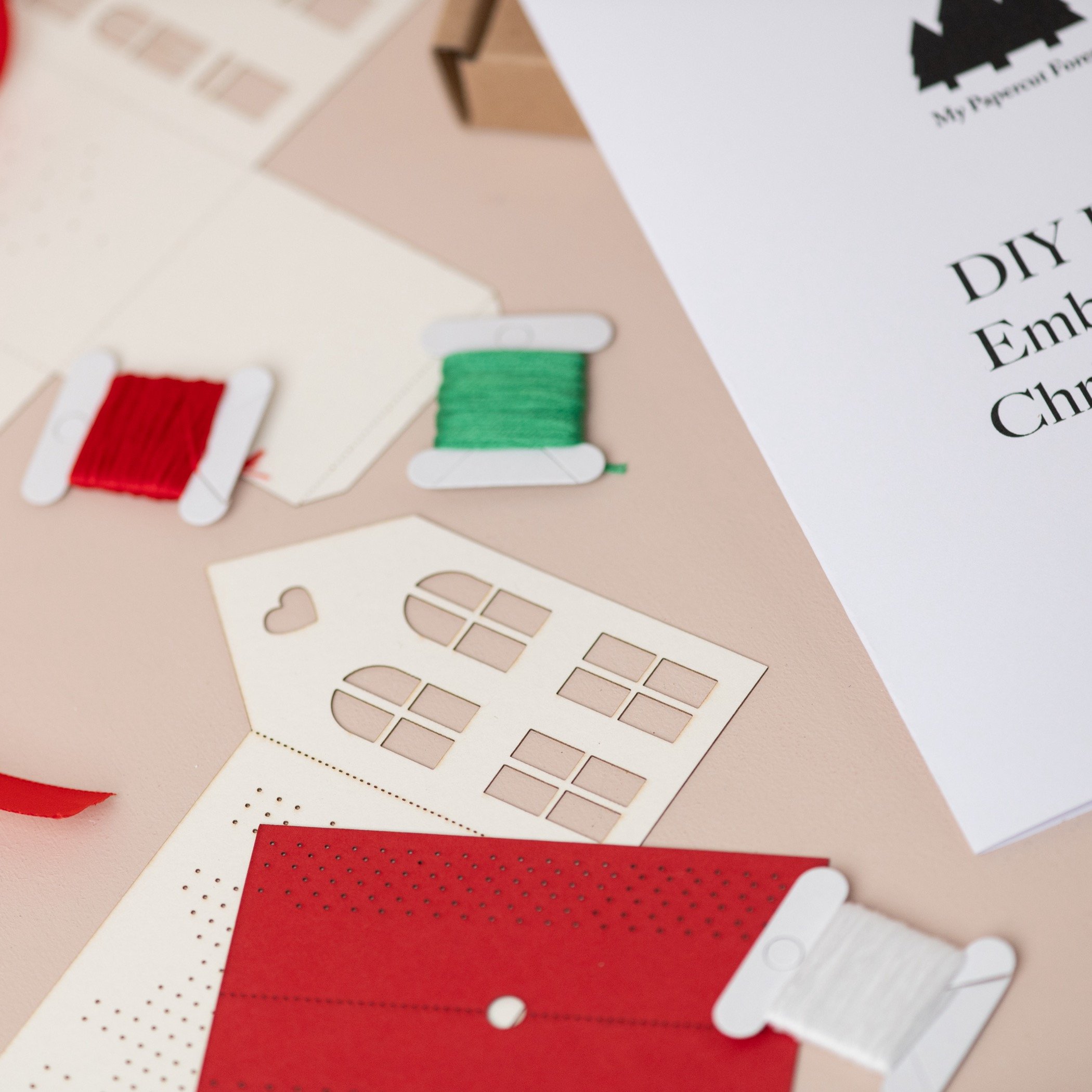 a Christmas tree decoration DIY Kit by My Papercut Forest