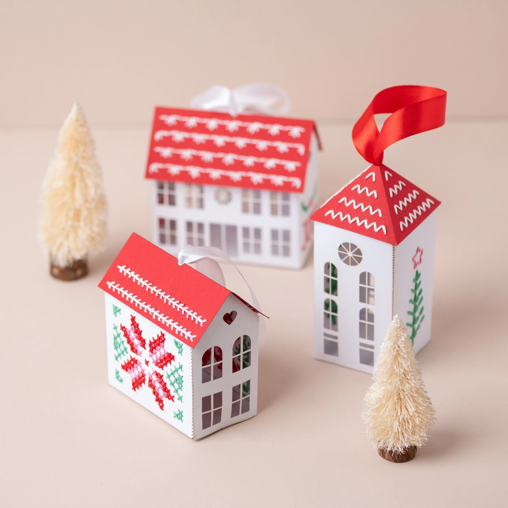 a Christmas tree decoration DIY Kit by My Papercut Forest