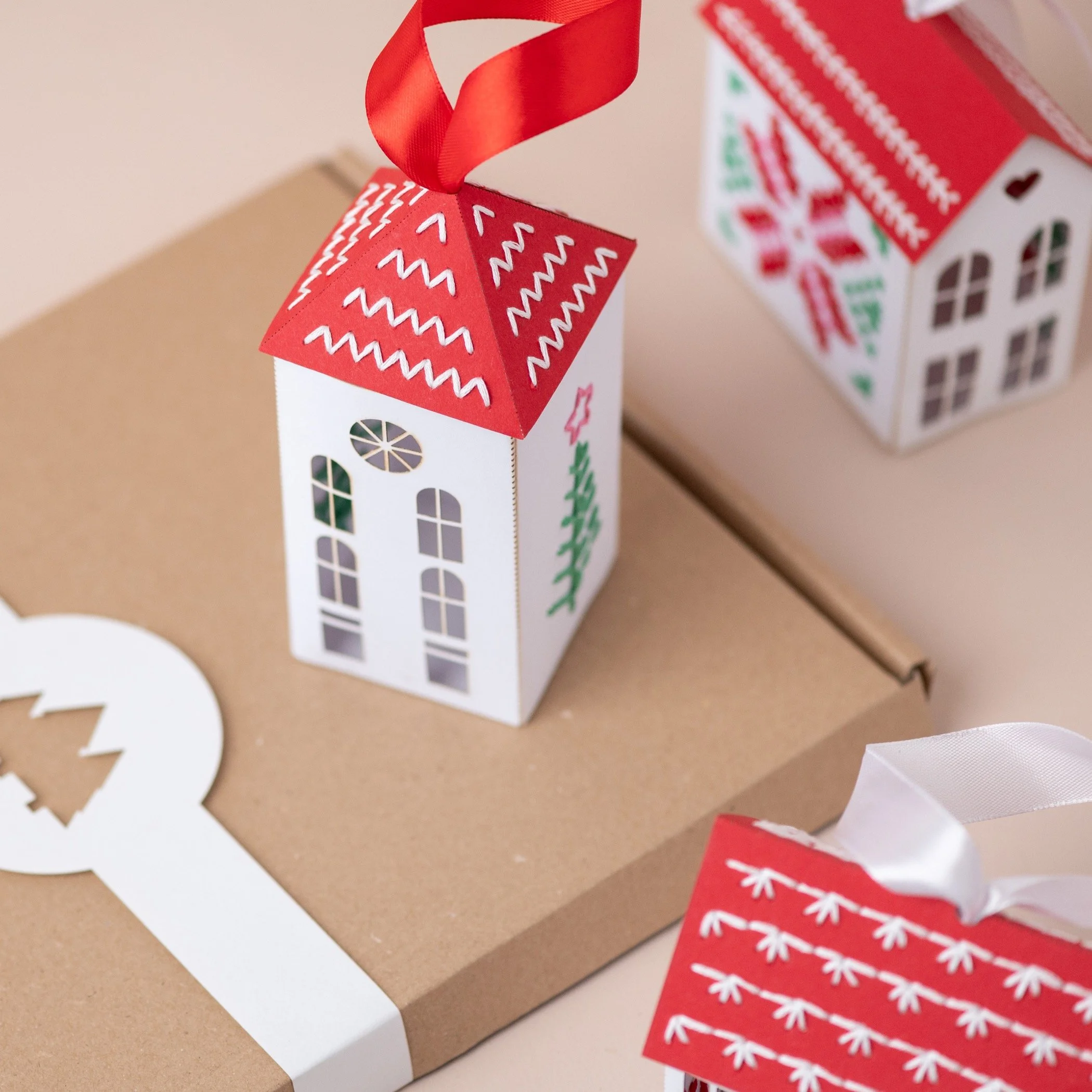 a Christmas tree decoration DIY Kit by My Papercut Forest