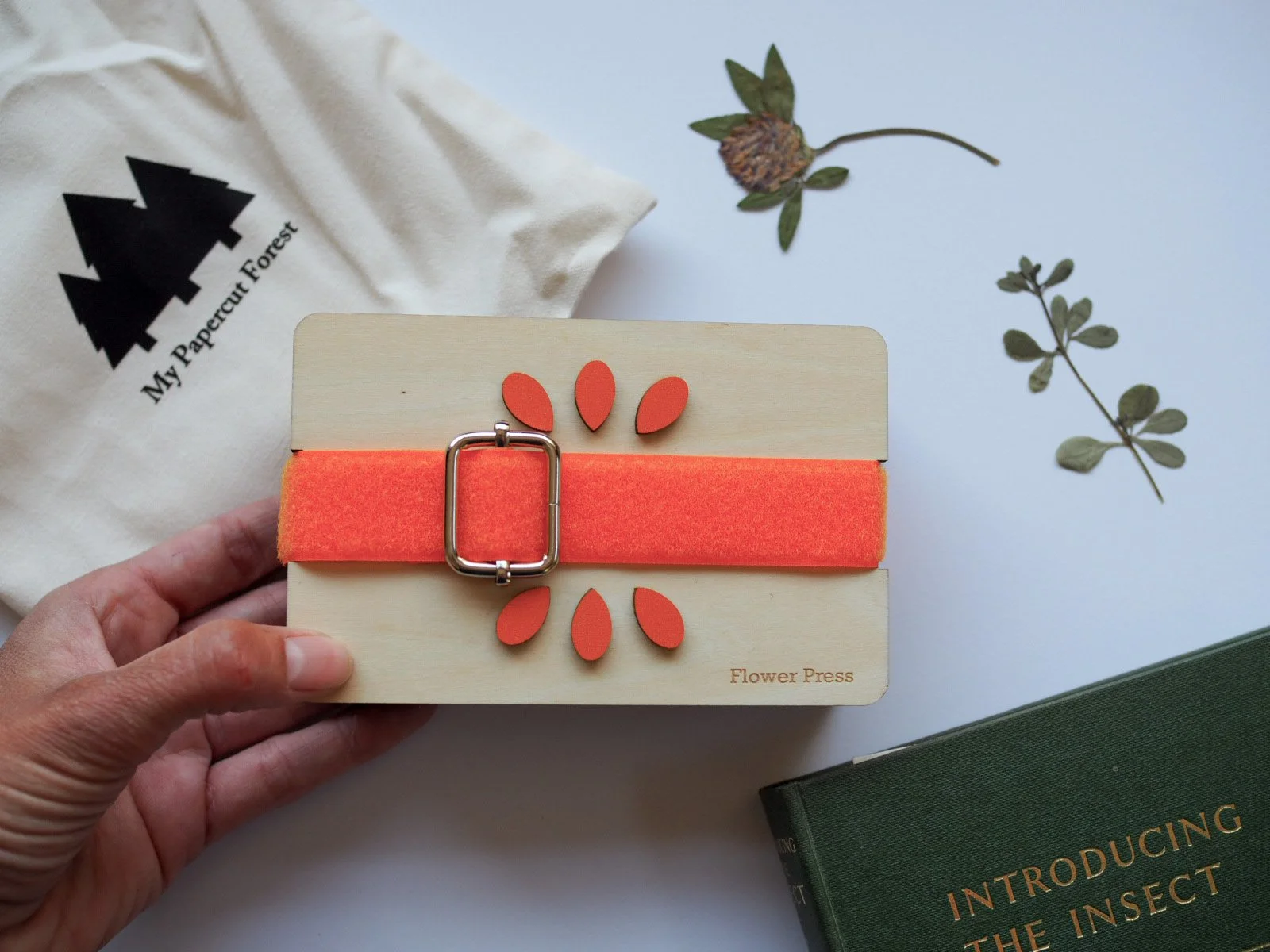 Portable Small Flower Press, Travel Size Dried Flower Press