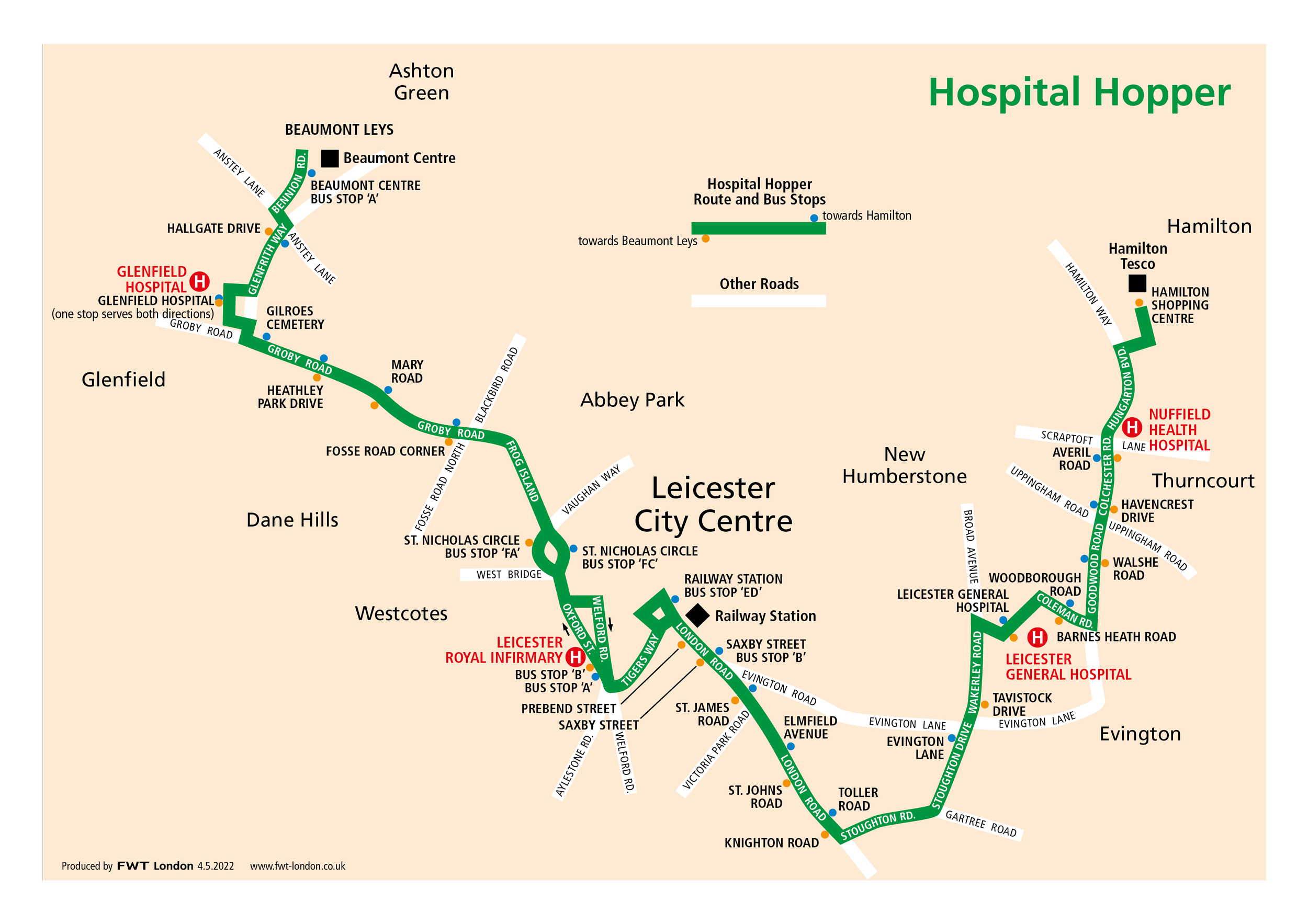 HH Hospital Hopper — Leicester Buses