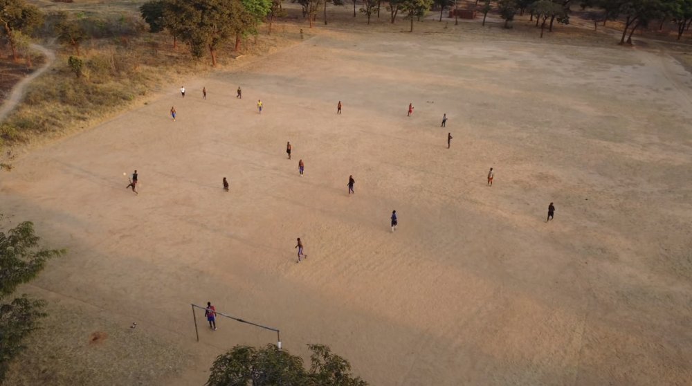  The soccer pitch for Mutanya village 