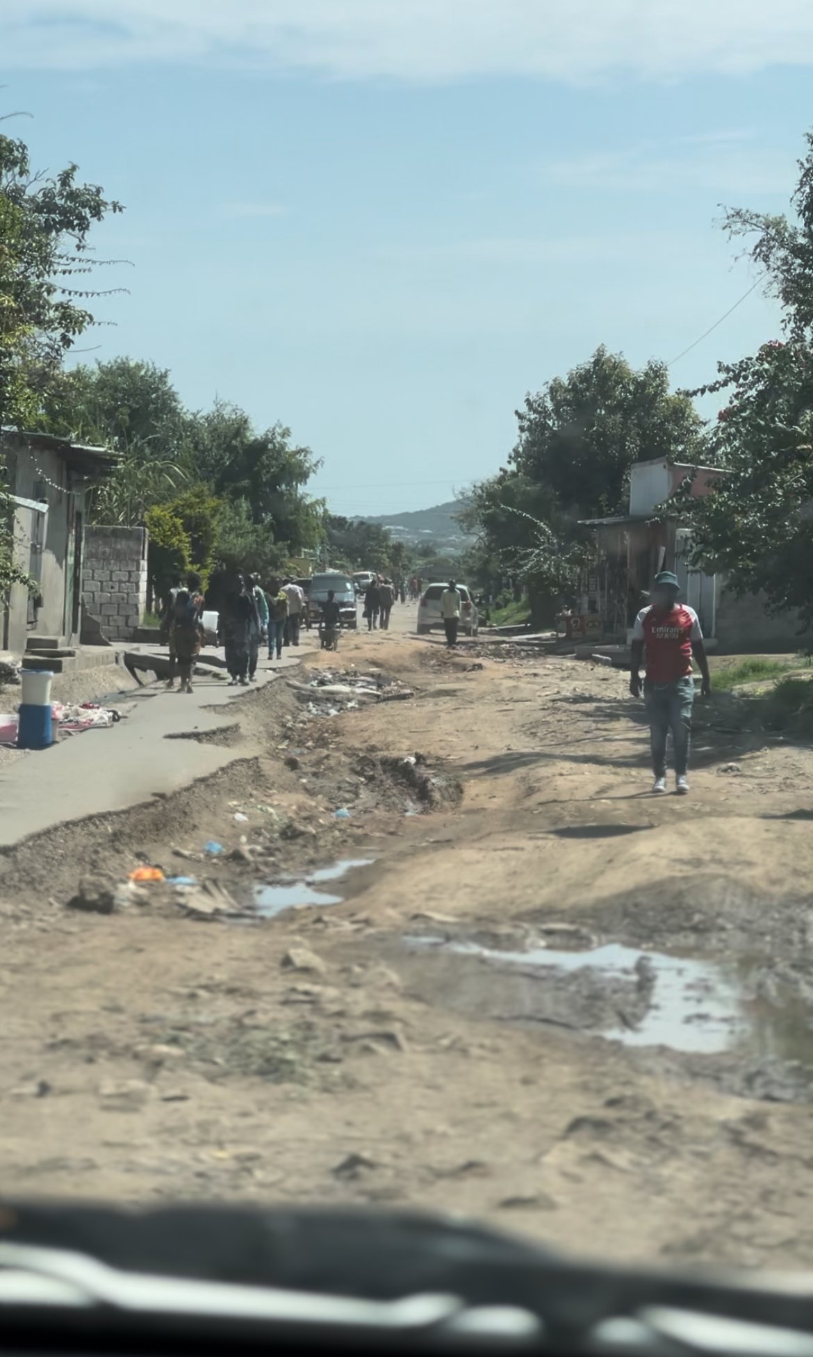 Our "road" to school - Pray with us that the city council would help these people with a road!