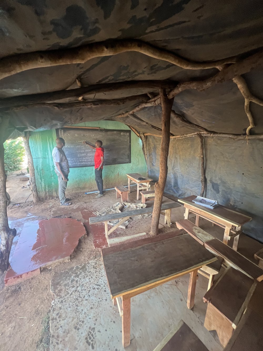 Our first classroom in Mumbwa!