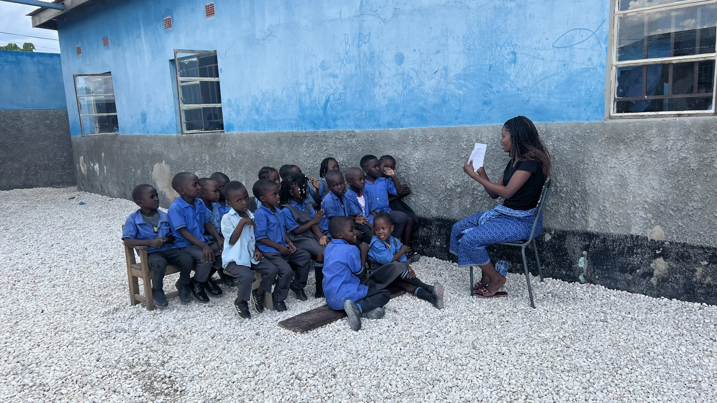 Teaching Outside to Enjoy Some Cooler Air
