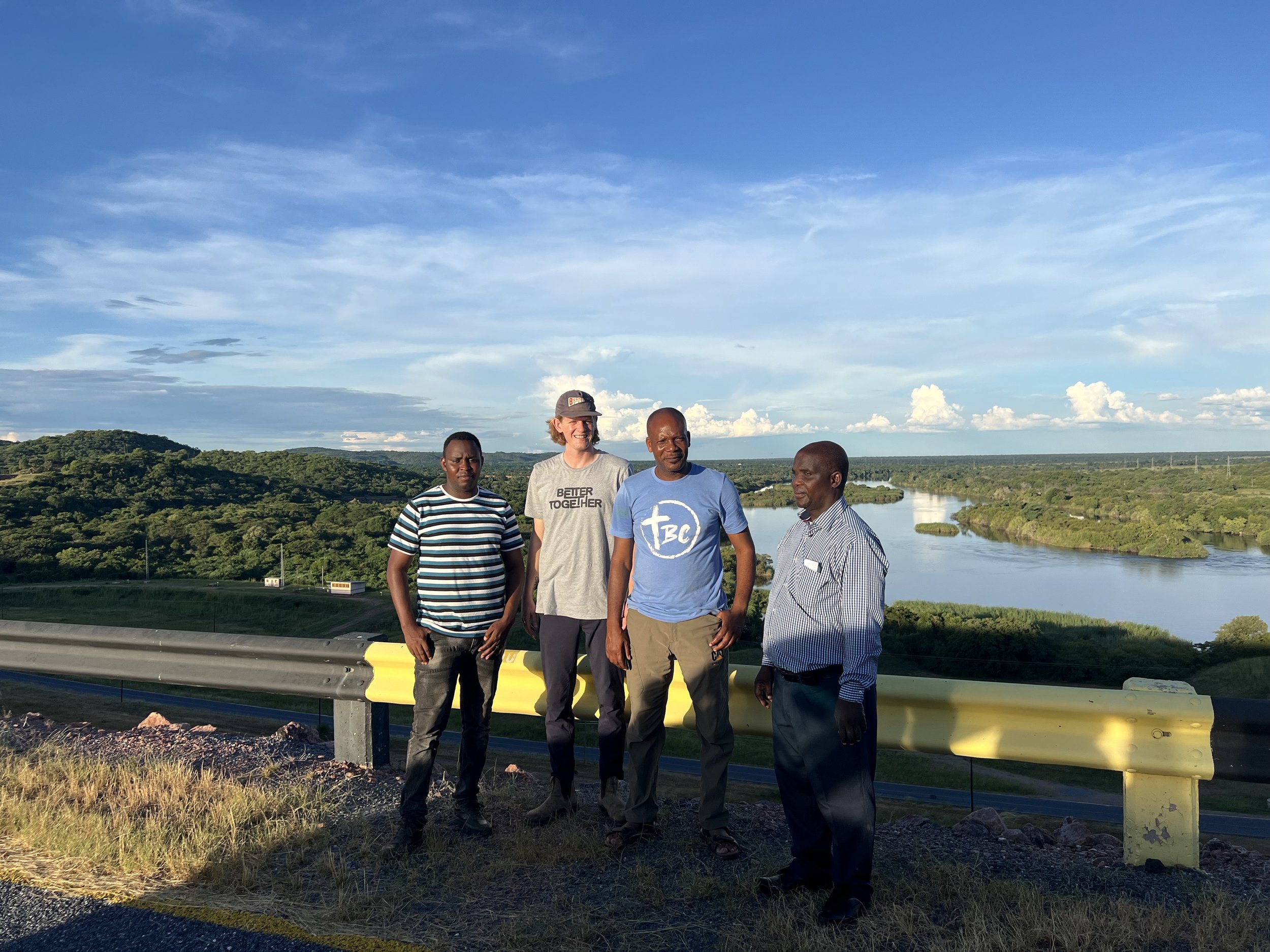 Just outside the power plant, near Kafue River